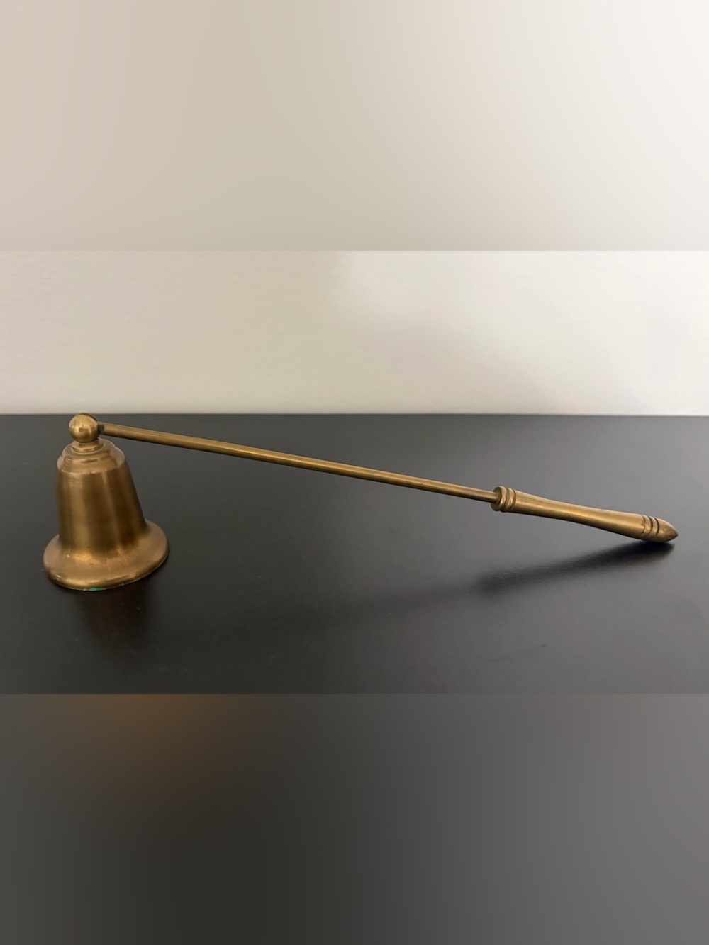 Antique-Style Brass Candle Snuffer